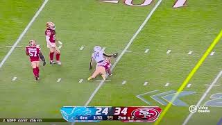 The Detroit Lions final Drive in NFC championship game ￼￼ [upl. by Israeli462]