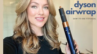 How to Curl Your Hair with a Dyson Airwrap Hair Tutorial [upl. by Pepper]