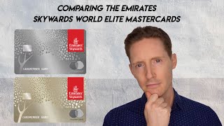 Comparing The Emirates Skywards Premium and Rewards World Elite Mastercard [upl. by Ailgna942]