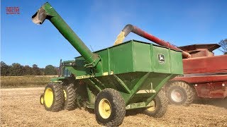 JOHN DEERE 500 Grain Cart and 4450 Tractor [upl. by Kronick]