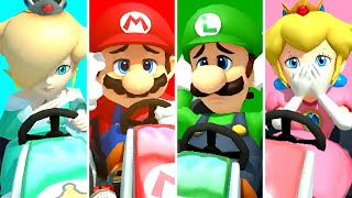 Mario Kart 8 Deluxe  All Characters Win amp Lose Animations DLC Included [upl. by Noraed]