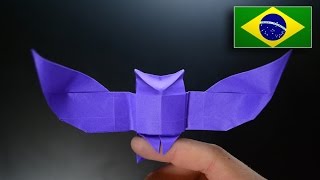 Origami Coruja  Riccardo Foschi   Instruções em Português PTBR [upl. by Nosreme]