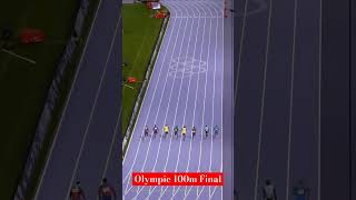 Paris Olympic 2024 100m Final 979 Timing❗olympic olympics2024 paris2024 shorts shortreels [upl. by Efal996]