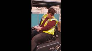 Forklift Training Stacking With A Counterbalance Forklift [upl. by Certie778]