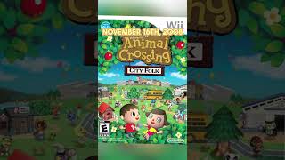 RELEASE DATE OF EVERY ANIMAL CROSSING GAME [upl. by Floria832]