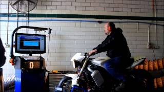 Triumph Street triple 675 turbo on dyno [upl. by Serra]