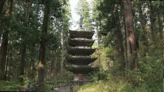 羽黒山 五重塔 定点撮影 HAGUROSAN Fivestory Pagoda [upl. by Nodnalb]