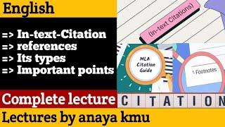 InTextcitation  Types of citation  references complete lecture in English Urdu and Hindi [upl. by Barry392]