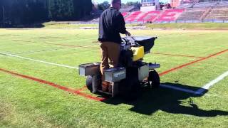 Athletic Field Overseeding With Perennial RyeGrass [upl. by Bjork]