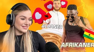 ALBANER VS AFRIKANER RAPBATTLE  REACTION 😳🫢 [upl. by Assilat]