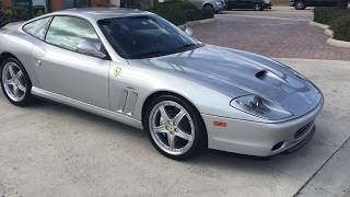 2004 Ferrari 575M Maranello with only 14931 miles V12 engine [upl. by Eittod]