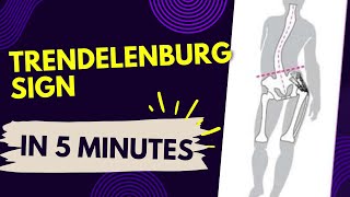 Trendelenburg sign  Abductor mechanism  In FIVE minutes [upl. by Derwin]