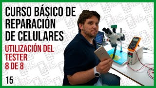 15 CURSO DE REPARACION DE CELULARES ¿Cómo usar el MULTÍMETRO o TESTER  Paso a paso 🔌📱👌 [upl. by Enaz]