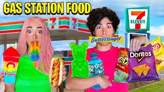 EATING ONLY GAS STATION FOOD FOR 24 HOURS [upl. by Abra]