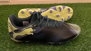 Puma Future Play FGAG Boots Review  On Feet amp Unboxing ASMR 4K [upl. by Jemie321]