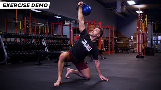 Kettlebell Half Windmill  Exercise Demo [upl. by Enajaras617]