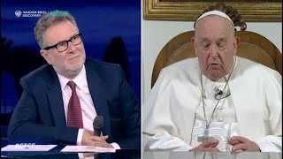 Il Papa da Fazio «Benedizioni gay Dio benedice tutti» [upl. by Enia]