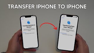 How to Transfer ALL DATA from old iPhone to new iPhone No Backup [upl. by Milah]