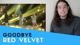 Voice Teacher Reacts to Red Velvet  Goodbye  레드벨벳  안녕 Immortal Songs 2 [upl. by Refitsirhc]