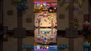 Juicy Split lane clashroyale clips clip supercell free ragequit clutchroyale clutch [upl. by Naejeillib]