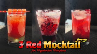 3 Red Mocktail for Your Best 😈 Parties [upl. by Nataniel]