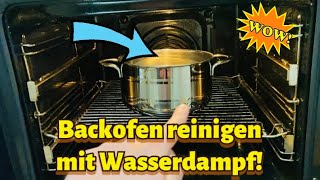 SO reinigst du einen stark verschmutzten BACKOFEN Backofen wie von selbst reinigen mit Hausmitteln [upl. by Fitzger989]