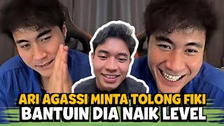 ARI AGASSI Minta Tolong Fiki Naki Bantuin Dia Naik Level Waktu Live PK [upl. by Koerlin905]