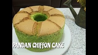 PANDAN CHIFFON CAKE [upl. by Neall809]