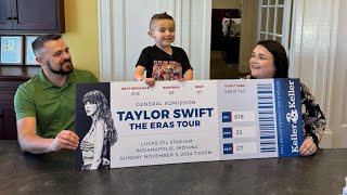 5yearold with heart condition gifted tickets to Taylor Swift concert [upl. by Eaj]