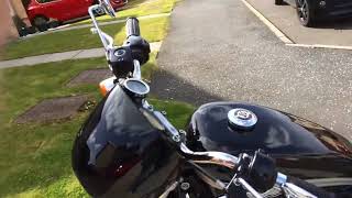 Harley sportster 1200 with drag pipes [upl. by Nylrehs215]