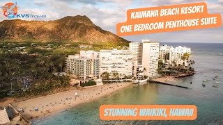 Kaimana Beach Resort One Bedroom Penthouse Suite Waikiki Hawaii KVS Travel 6103341917 🌺 🌋 [upl. by Esyla]