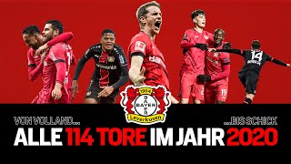 LEVERKUSEN ON 🔥  ALLE 114 TORE in 2020 feat Bender Havertz Bailey Schick amp mehr [upl. by Spiros]