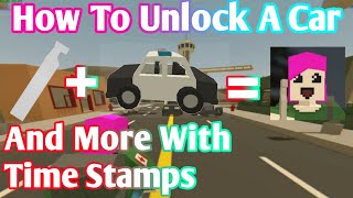 How To Unlock A Car  How To Use Vehicle Tools  Tips amp Tecniques  And More things in Unturned [upl. by Omrellig]