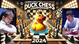 Maxime VachierLagrave vs Liren Ding  Chesscom Duck Chess Championship 2024 [upl. by Anavoj522]