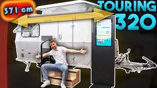 Wie GEMÜTLICH sind 371 cm Aufbaulänge ❓❗  Eriba Touring 320  Caravan Salon Düsseldorf 2023 [upl. by Ajiram]