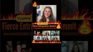 Yvonne Marchese at Fierce Entrepreneur Summit Podcast Host Published Author amp GME Roving Reporter [upl. by Hoffert]