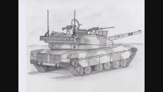 How to Draw a Tank Concept Sketch [upl. by Tremaine]