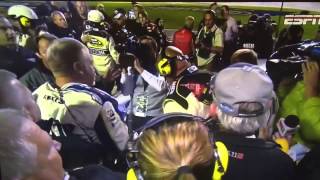 Nascar Fight Full HD video Jeff Gordon vs Brad Keselowski vs Kevin Harvick FIGHT after AAA Texas 500 [upl. by Annahs]