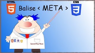 HTML5  CSS3  04  Balise META [upl. by Pelaga371]