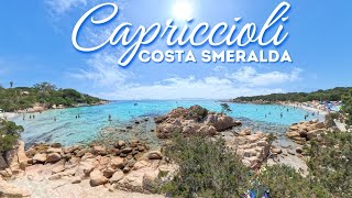 Capriccioli  Costa Smeralda Sardegna  Best Beaches In The World 4K [upl. by Adaiha482]