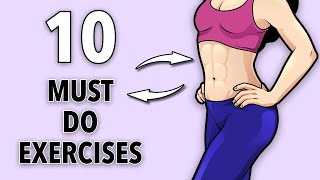 10 EXERCISES THAT EVERYONE SHOULD HAVE IN THEIR WORKOUT ROUTINE [upl. by Husch]