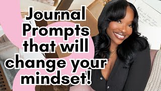 Journal Prompts That Will Change Your MINDSET ✽ Settling Shadow Work Faith Goals amp More ✽ [upl. by Hourigan]