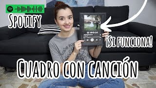 TUTORIAL PARA CUADRO CON CANCIÓN DE SPOTIFY  REGALO SAN VALENTÍN  DIY  HAIVAL [upl. by Dulce]