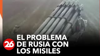 GUERRA RUSIAUCRANIA  El problema del Ejército ruso con los misiles [upl. by Nosreme940]