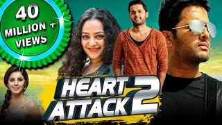 हार्ट अटैक 2  नितिन की तेलुगु हिंदी डब्ड फुल मूवी । Heart Attack 2 Hindi Dubbed Movie । नित्या मेनन [upl. by Oluas862]