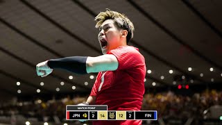 Yuji Nishida Dominated Against Finland in Mens OQT 2023 [upl. by Ama44]