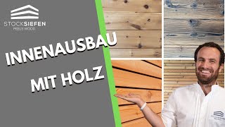 Innenausbau mit Holz  Holzständerbauweise  Holzrahmenbau [upl. by Ecertak]