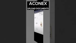 Aconex how to upload documents I learn with Sabir [upl. by Devonne478]