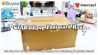 GIANT Kpop Photocard Haul ✰ Using BuyeeMercari Japan To Start New Collections amp Complete Old Ones [upl. by Yrekcaz405]