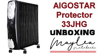 UNBOXING Aigostar Protector 33JHG Radiateur bain d’huile [upl. by Aznerol]